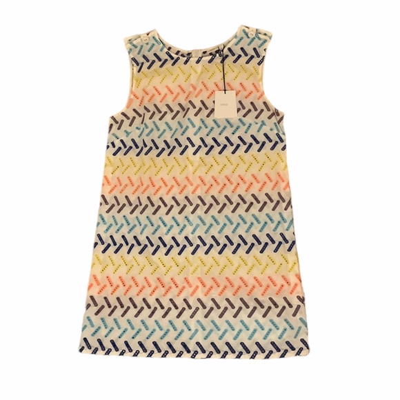 ONIA Geo Stitch Marina Mini Dress Embroidered Rainbow Eyelet Swim Cover-Up NWT - Picture 3 of 6